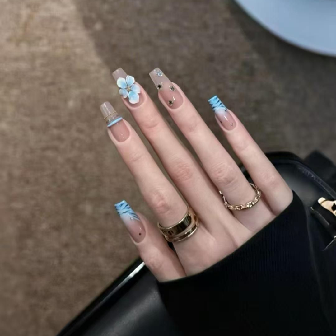 เล็บปลอมแบบกดติด 10 ชิ้น ลายม้ - Nail Art Zebra Design บทวิจารณ์และราคา