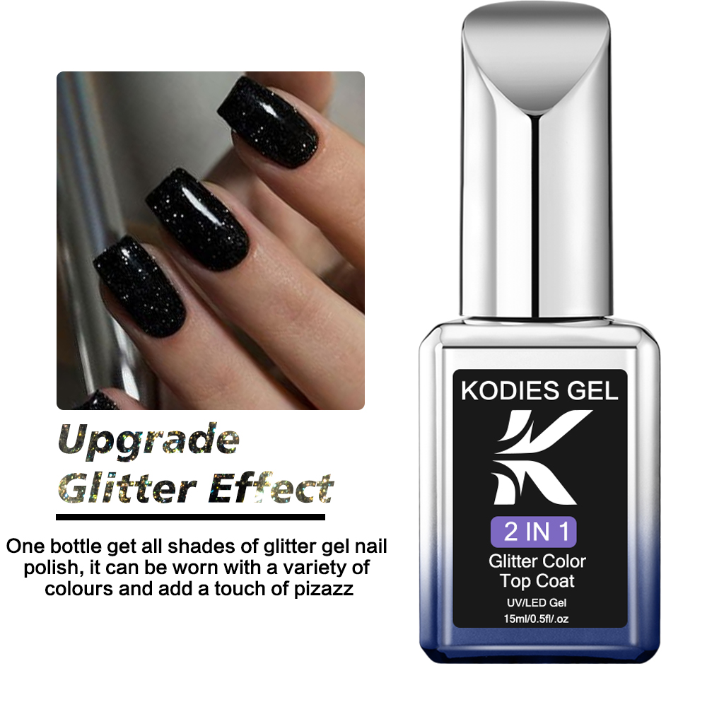 KODIES GEL Starlight Top Coat  - Nail Art Chrome บทวิจารณ์และราคา