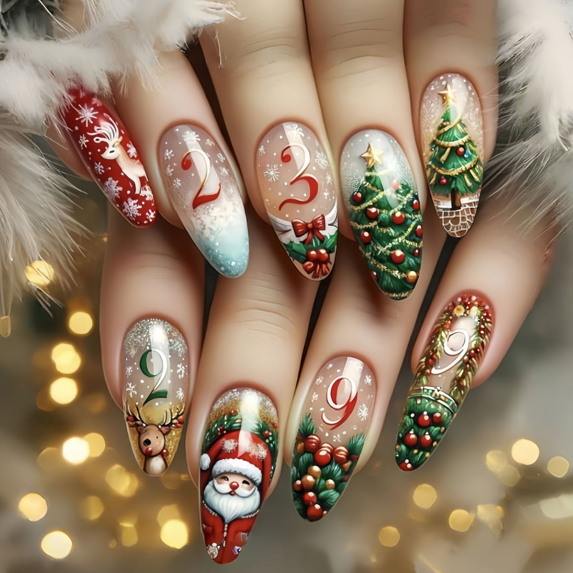 เล็บปลอมขนาดกลางสำหรับงานปาร์ต - Press On Nail Set บทวิจารณ์และราคา