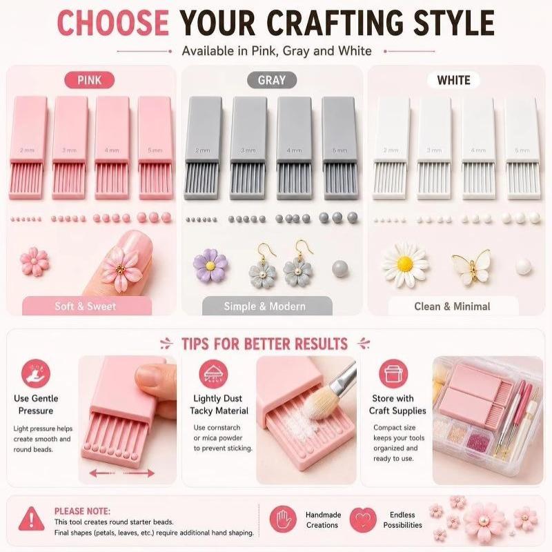 ชุดลูกกลิ้งลูกปัดตกแต่งเล็บ 4  - Nail Art Jelly บทวิจารณ์และราคา