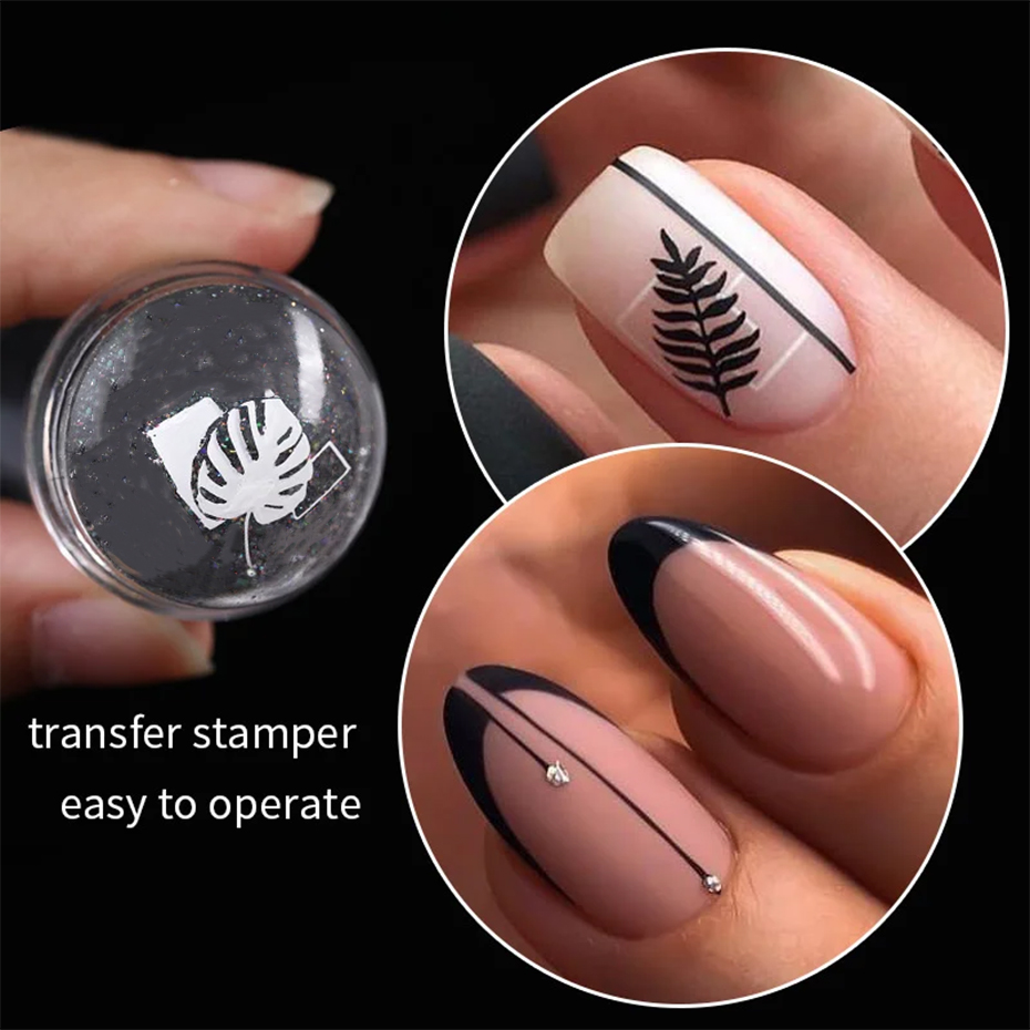 แผ่นปั๊มเล็บ Pure Clear Jelly  - Nail Art Jelly บทวิจารณ์และราคา