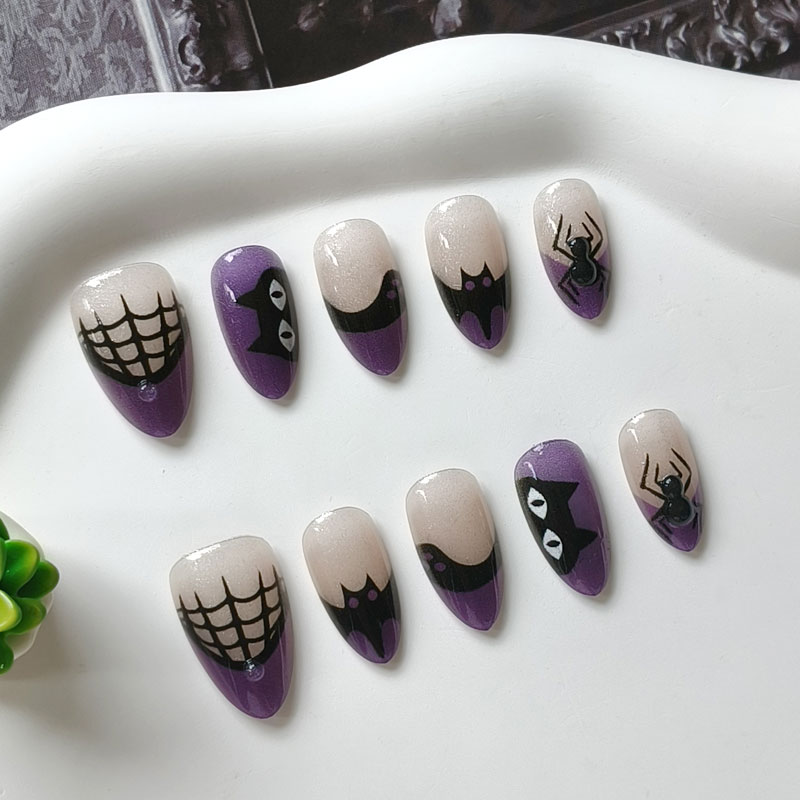 10 ชิ้น เล็บปลอมสำหรับผู้หญิง  - Nail Art Cat Eye บทวิจารณ์และราคา