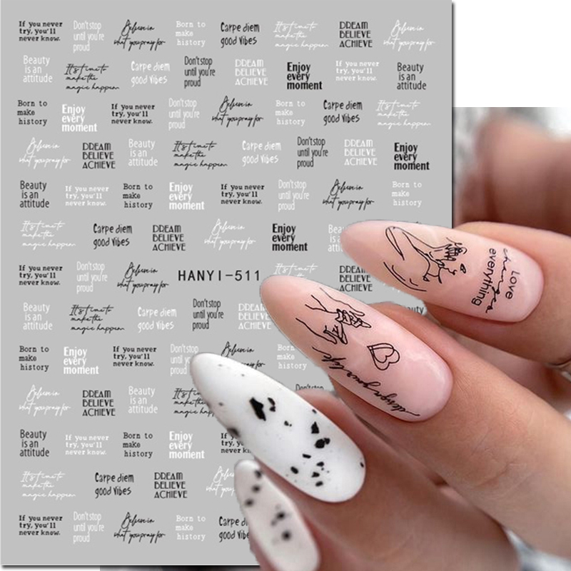 3d Nail Art Decals วันวาเลนไทน - Nail Art Valentines Day บทวิจารณ์และราคา