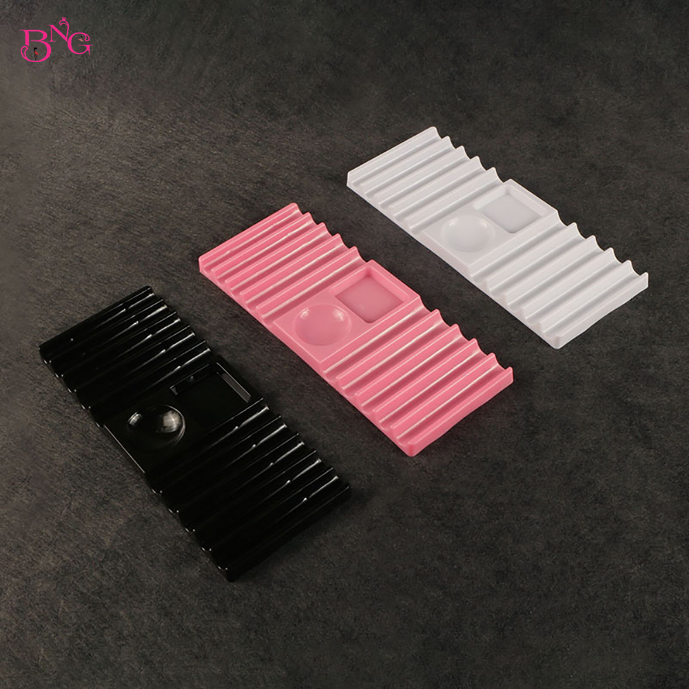 ที่วางปากกาพลาสติกแบบสองช่อง B - Nail Art Sch บทวิจารณ์และราคา