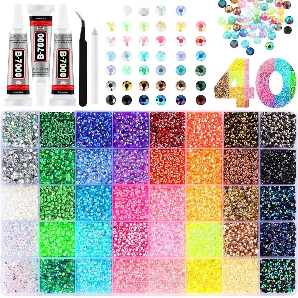 ชุดเรซิ่นหลากสีประดับเพชร DIY  - Nail Art Jelly บทวิจารณ์และราคา