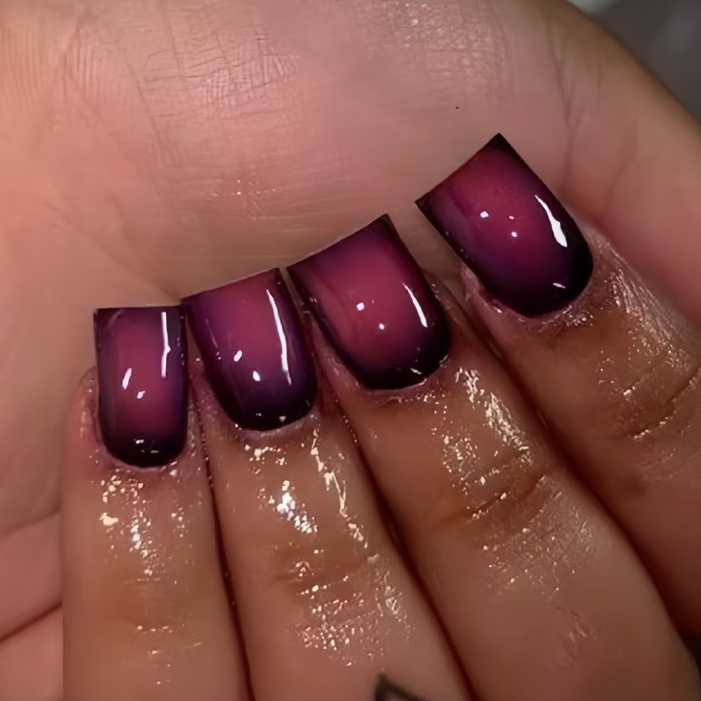 เล็บปลอมทรงสั้นทรงเหลี่ยมสำหรั - Press On Nail Set บทวิจารณ์และราคา