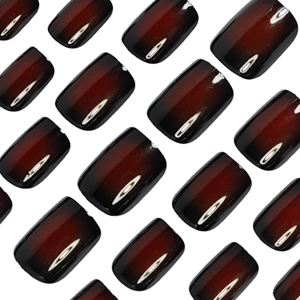 เล็บปลอมทรงสั้นทรงเหลี่ยมสำหรั - Press On Nail Set บทวิจารณ์และราคา