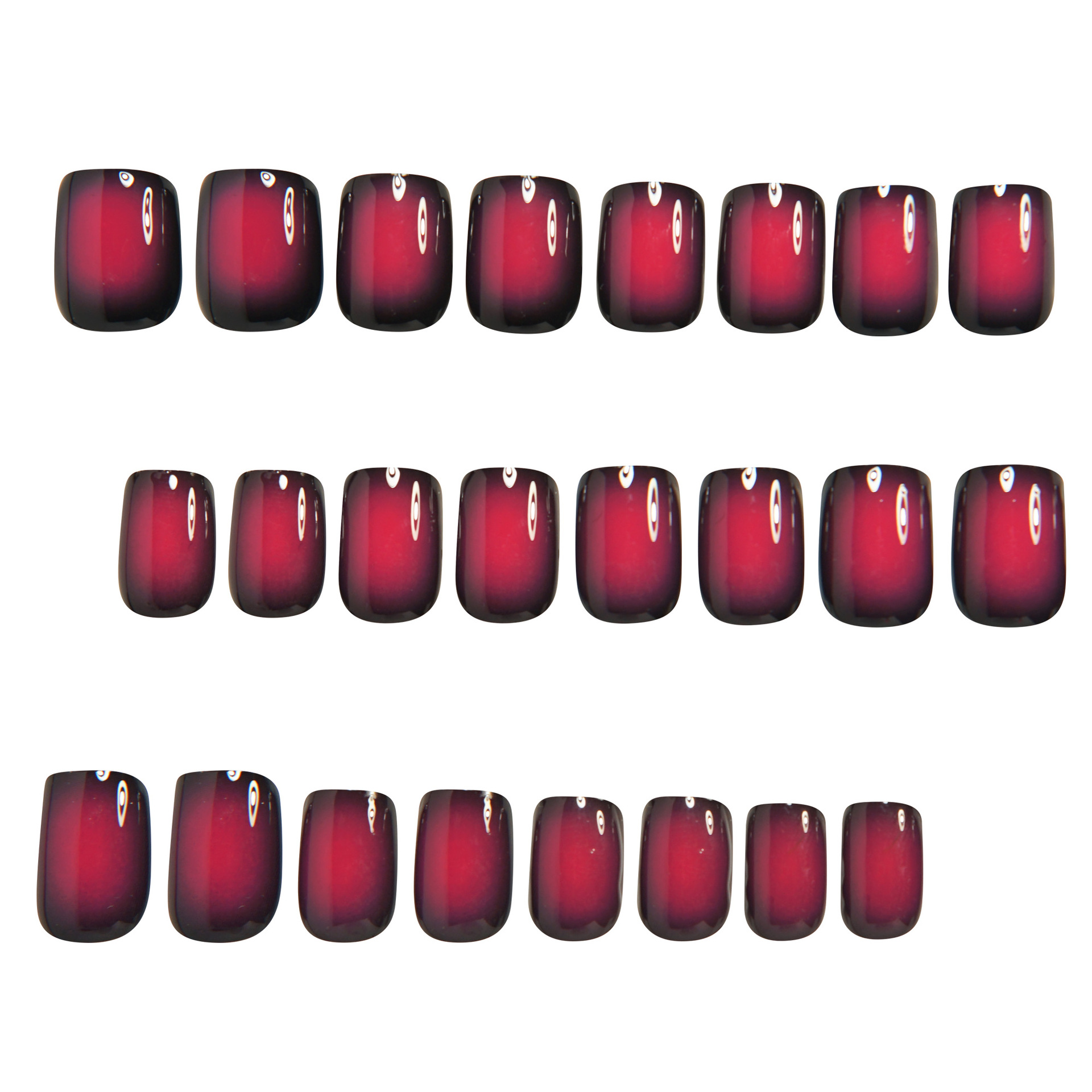 เล็บปลอมทรงสั้นทรงเหลี่ยมสำหรั - Press On Nail Set บทวิจารณ์และราคา