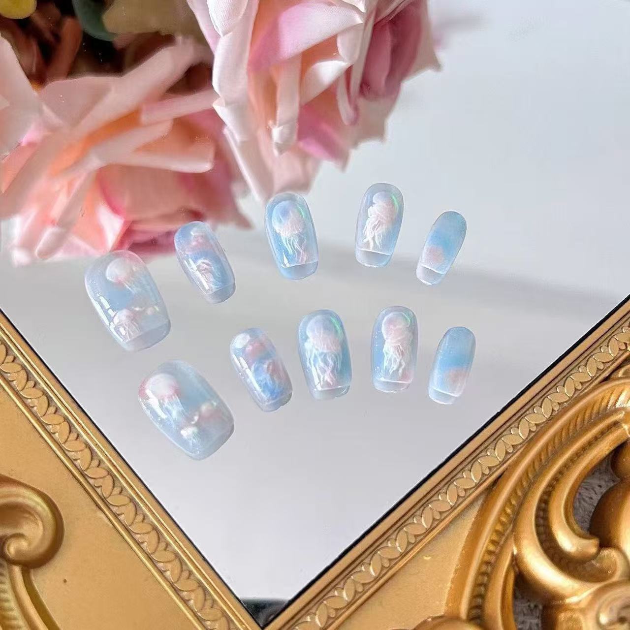 10 ชิ้นผู้หญิงสี Dreamy แมงกะพ - Nail Art Cat Eye บทวิจารณ์และราคา