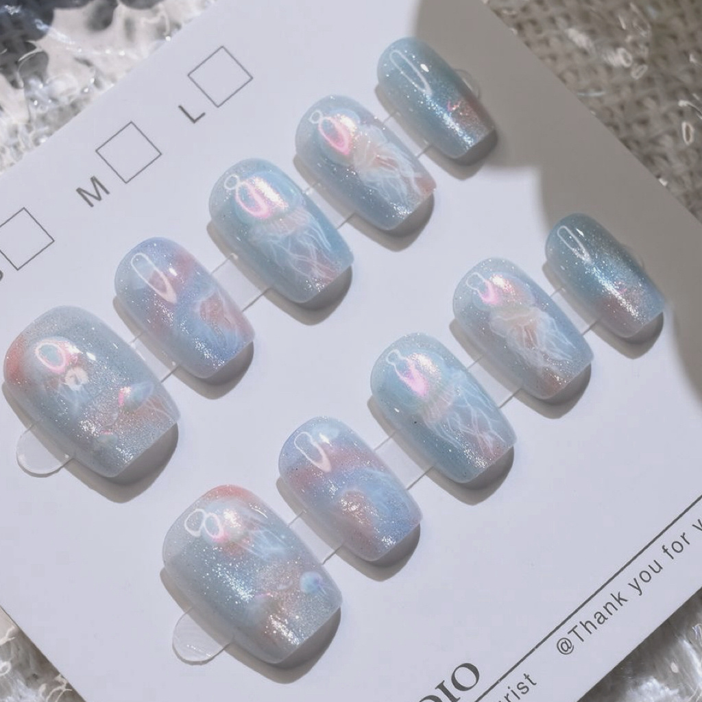 10 ชิ้นผู้หญิงสี Dreamy แมงกะพ - Nail Art Cat Eye บทวิจารณ์และราคา