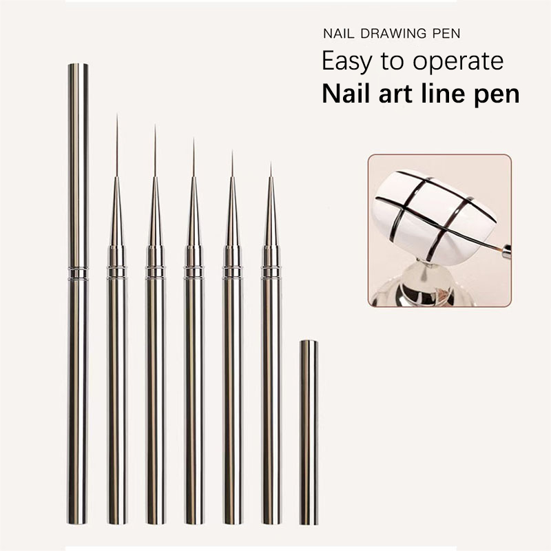 แปรงเพ้นท์เล็บ 1 ชิ้น ปากกาเพ้ - Nail Art Sch บทวิจารณ์และราคา