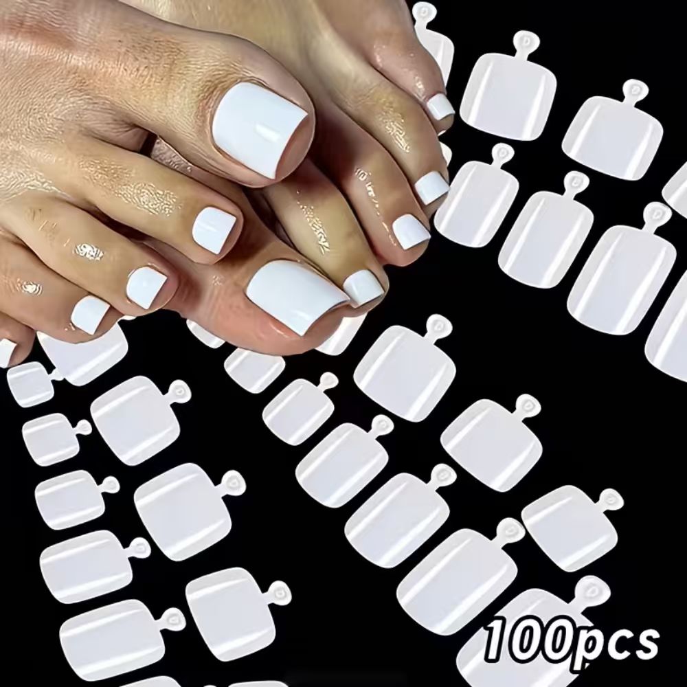 100 ชิ้น/กล่อง เล็บปลอมแบบติดก - Press On Nail Set บทวิจารณ์และราคา