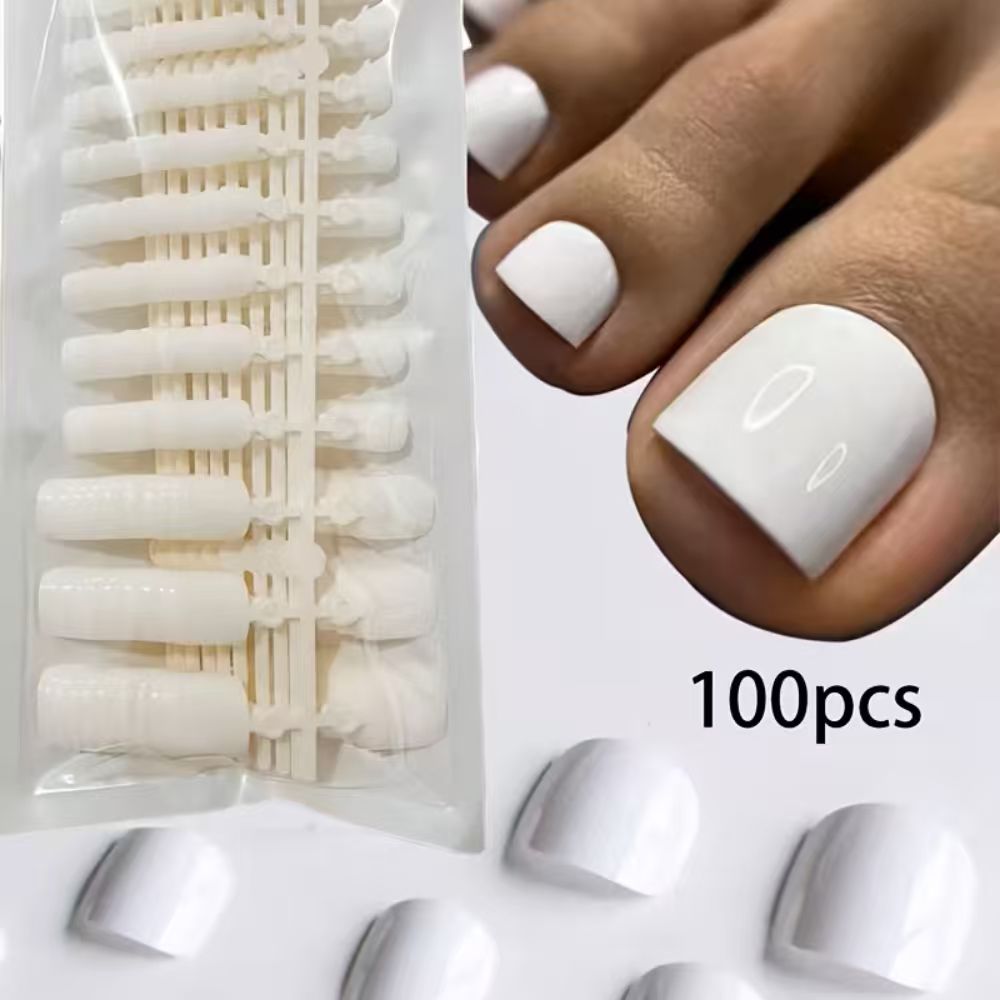 100 ชิ้น/กล่อง เล็บปลอมแบบติดก - Press On Nail Set บทวิจารณ์และราคา