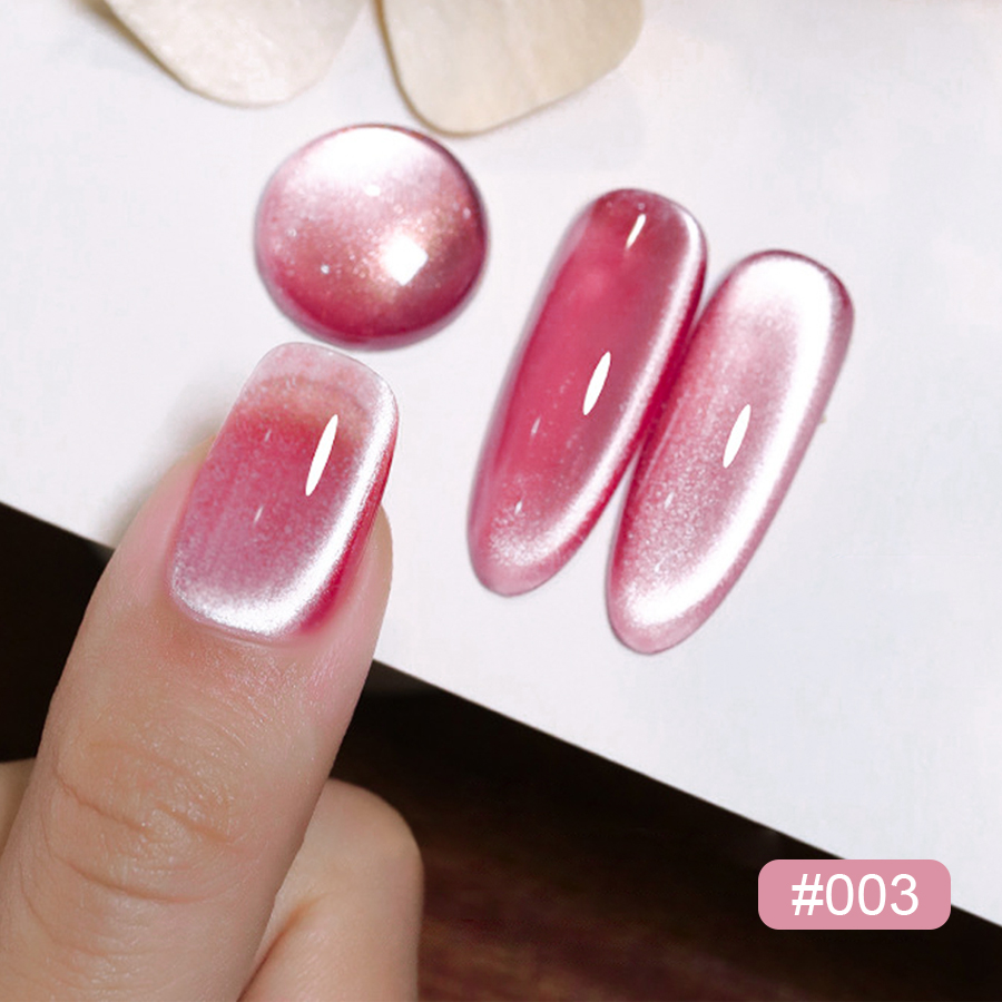 ยาทาเล็บเจลแม่เหล็กสีชมพูแบบกึ - Nail Art Valentines Day บทวิจารณ์และราคา