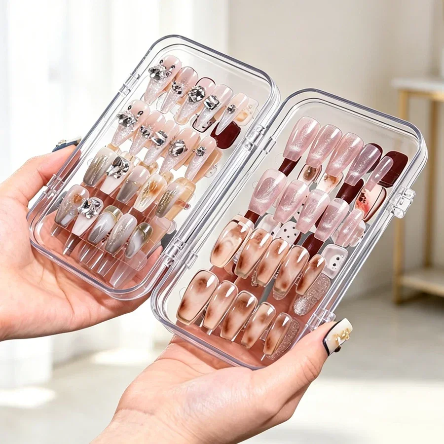 กล่องเก็บเล็บปลอมแบบพับได้ ป้อ - Nail Art Sch บทวิจารณ์และราคา