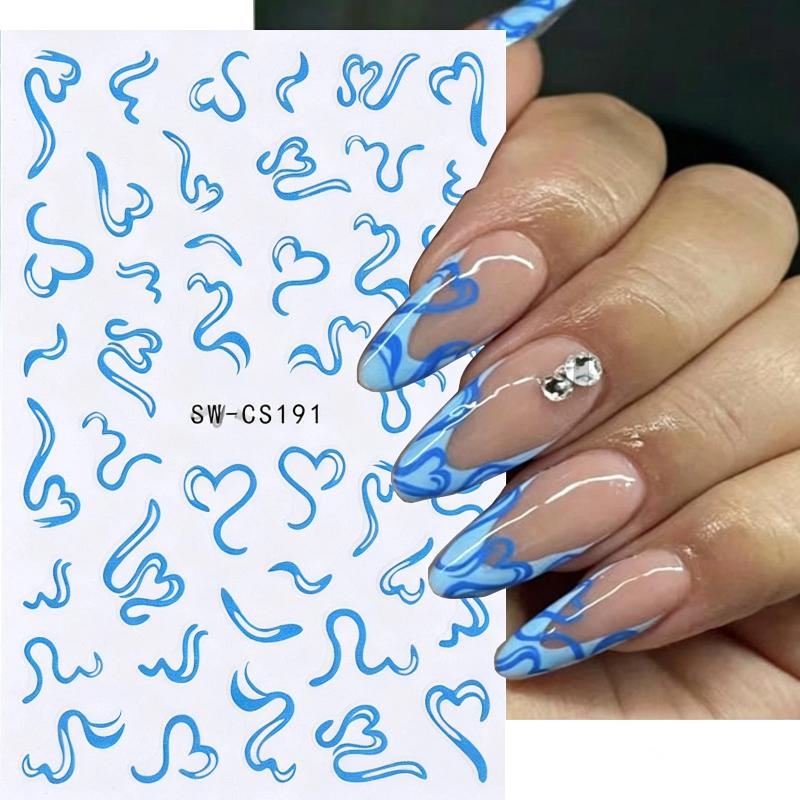 สติ๊กเกอร์ตกแต่งเล็บ 2 แผ่น ลา - Nail Art Valentines Day บทวิจารณ์และราคา