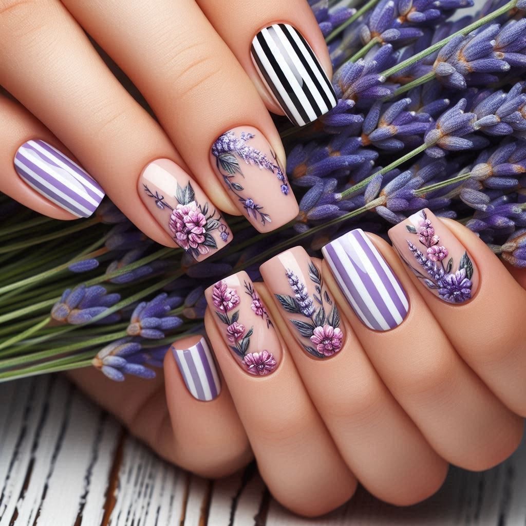 เล็บปลอมขนาดกลางสำหรับผู้หญิงแ - Press On Nail Set บทวิจารณ์และราคา