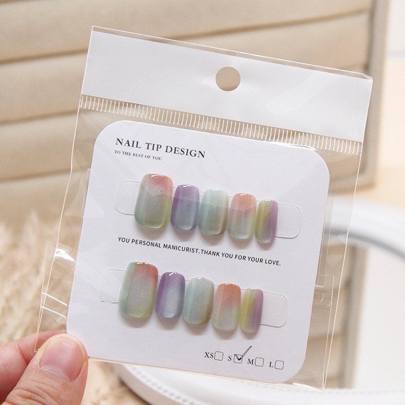 10 ชิ้นผู้หญิงแฟชั่นเก๋หลากสีแ - Nail Art Cat Eye บทวิจารณ์และราคา
