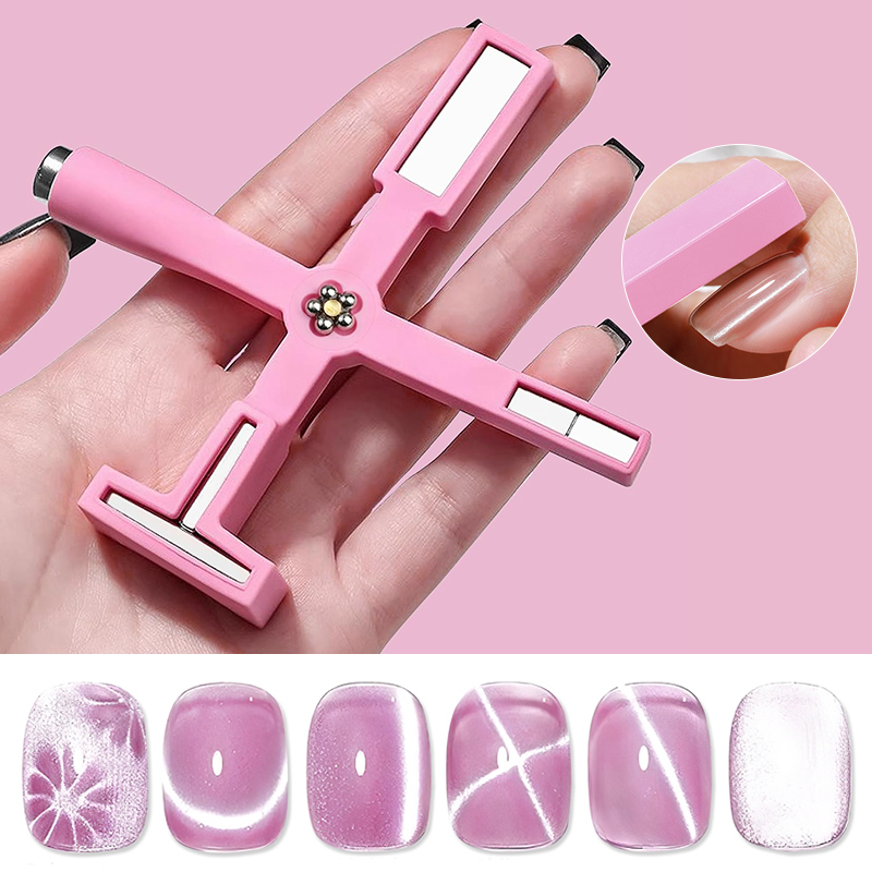 แม่เหล็กทำเล็บ 5 in 1 ลายตาแมว - Nail Art Maroon บทวิจารณ์และราคา