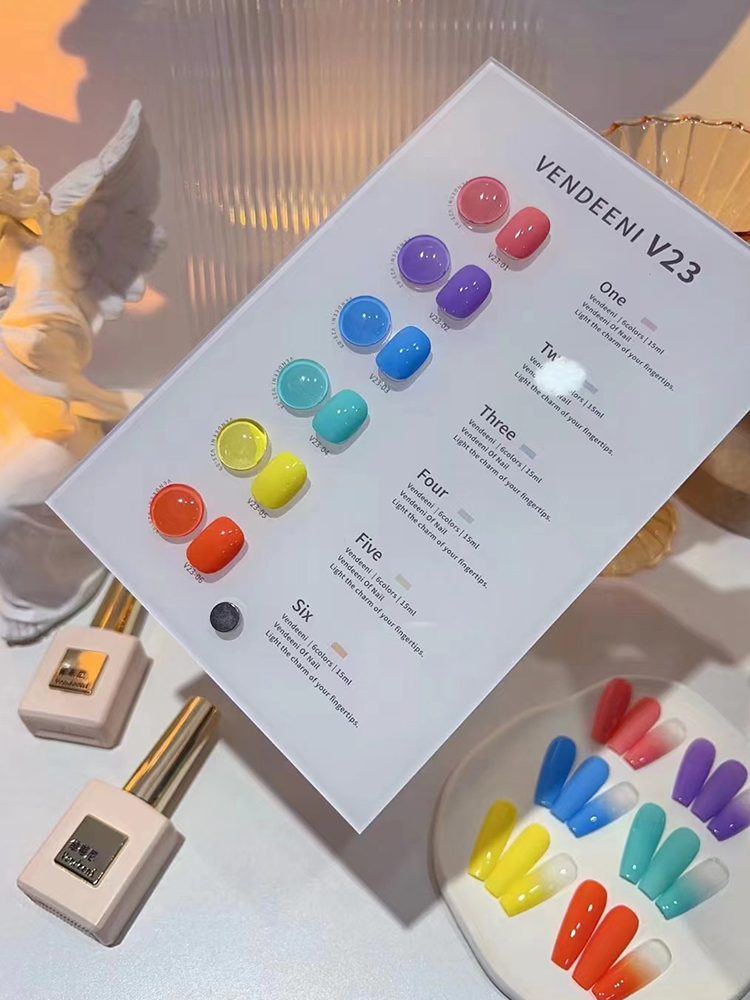 VENDEENI ชุดเจลทาเล็บแบบตาแมว  - Nail Art Cat Eye บทวิจารณ์และราคา