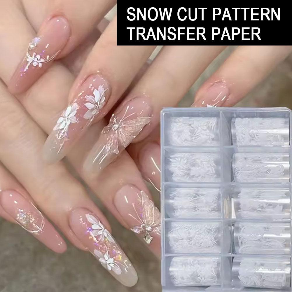 ฟอยล์ติดเล็บลายใหม่ 10 ม้วน สำ - Nail Art Denim บทวิจารณ์และราคา