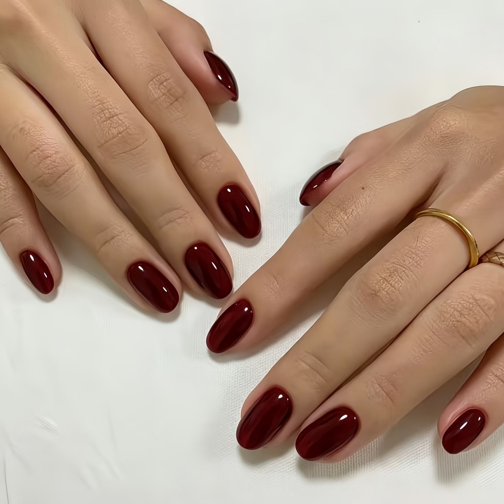 เล็บปลอมสีขาวนม 24 ชิ้น แบบกดต - Press On Nail Set บทวิจารณ์และราคา